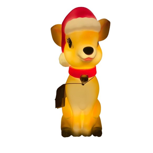 Holiday Time Reindeer Blow Mold Table Top Eleven Inch - Picture 15 of 15